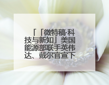 「微特稿·科技与新知」美国能源部联手英伟达、戴尔官宣下一代超算