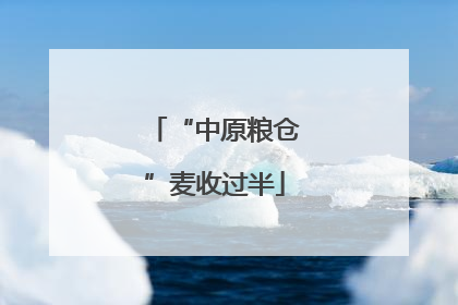 “中原粮仓”麦收过半