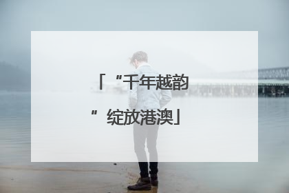 “千年越韵”绽放港澳