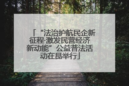 “法治护航民企新征程·激发民营经济新动能”公益普法活动在昆举行