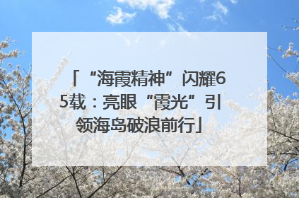 “海霞精神”闪耀65载：亮眼“霞光”引领海岛破浪前行