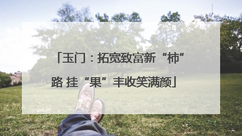 玉门：拓宽致富新“柿”路 挂“果”丰收笑满颜