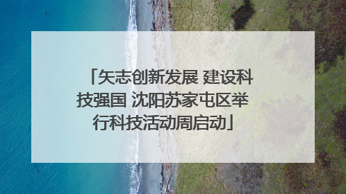 矢志创新发展 建设科技强国 沈阳苏家屯区举行科技活动周启动