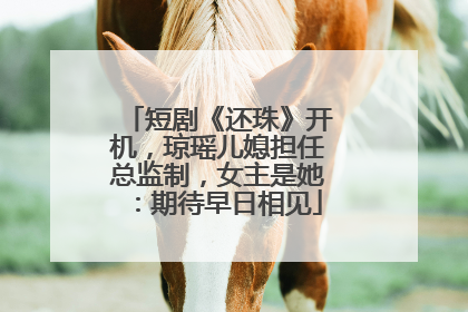 短剧《还珠》开机，琼瑶儿媳担任总监制，女主是她：期待早日相见