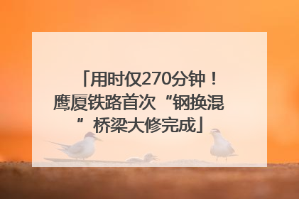 用时仅270分钟！鹰厦铁路首次“钢换混”桥梁大修完成