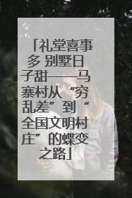 礼堂喜事多 别墅日子甜——马寨村从“穷乱差”到“全国文明村庄”的蝶变之路