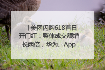 美团闪购618首日开门红：整体成交额增长两倍，华为、Apple、沃尔玛等近800个品牌翻倍增长