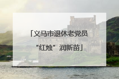 义马市退休老党员“红烛”润新苗