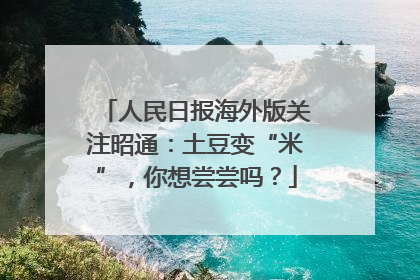 人民日报海外版关注昭通：土豆变“米”，你想尝尝吗？