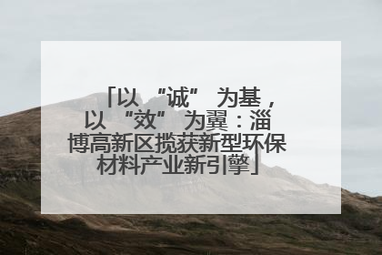 以 “诚” 为基，以 “效” 为翼：淄博高新区揽获新型环保材料产业新引擎