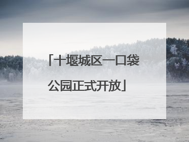 十堰城区一口袋公园正式开放