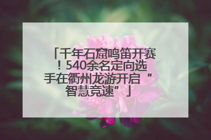 千年石窟鸣笛开赛！540余名定向选手在衢州龙游开启“智慧竞速”