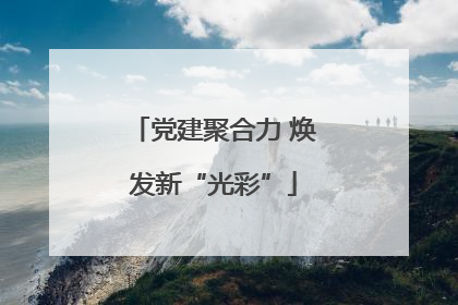 党建聚合力 焕发新“光彩”