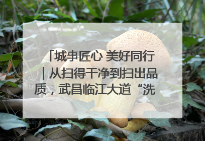 城事匠心 美好同行｜从扫得干净到扫出品质，武昌临江大道“洗”出洁净样板路