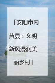 安阳市内黄县：文明新风浸润美丽乡村