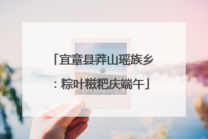 宜章县莽山瑶族乡：粽叶糍粑庆端午