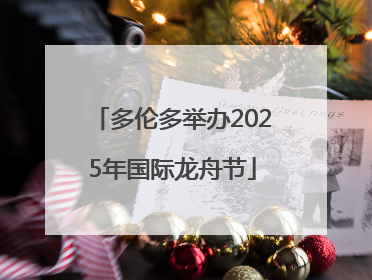 多伦多举办2025年国际龙舟节