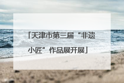 天津市第三届“非遗小匠”作品展开展