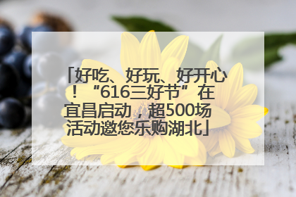 好吃、好玩、好开心！“616三好节”在宜昌启动，超500场活动邀您乐购湖北