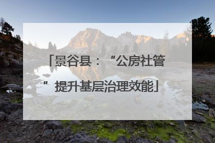 景谷县：“公房社管”提升基层治理效能