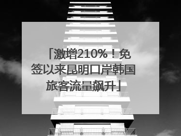 激增210%！免签以来昆明口岸韩国旅客流量飙升