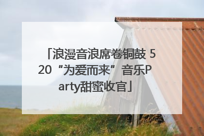 浪漫音浪席卷铜鼓 520“为爱而来”音乐Party甜蜜收官