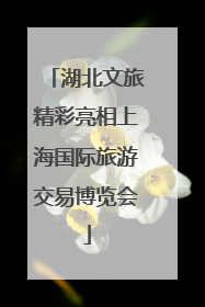 湖北文旅精彩亮相上海国际旅游交易博览会