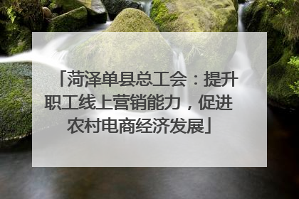 菏泽单县总工会：提升职工线上营销能力，促进农村电商经济发展