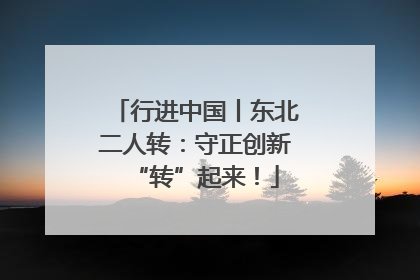 行进中国丨东北二人转：守正创新“转”起来！