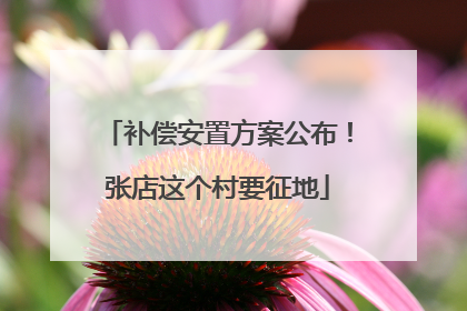 补偿安置方案公布！张店这个村要征地