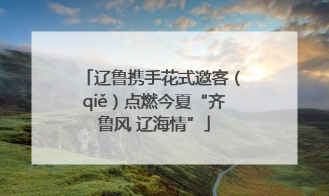辽鲁携手花式邀客（qiě）点燃今夏“齐鲁风 辽海情”