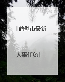 鹤壁市最新人事任免