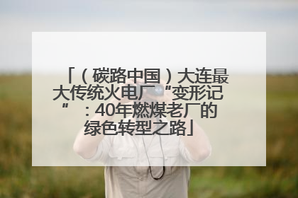 （碳路中国）大连最大传统火电厂“变形记”：40年燃煤老厂的绿色转型之路