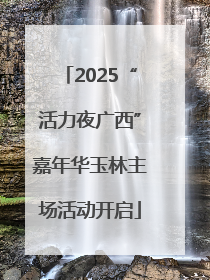 2025“活力夜广西”嘉年华玉林主场活动开启