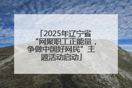 2025年辽宁省“网聚职工正能量，争做中国好网民”主题活动启动