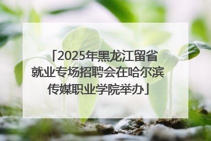 2025年黑龙江留省就业专场招聘会在哈尔滨传媒职业学院举办