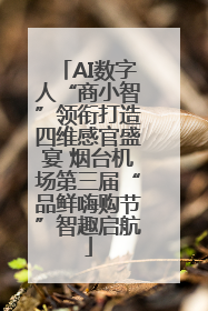 AI数字人“商小智”领衔打造四维感官盛宴 烟台机场第三届“品鲜嗨购节”智趣启航