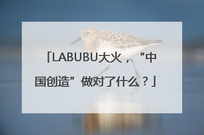 LABUBU大火，“中国创造”做对了什么？